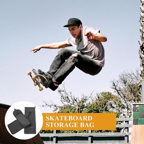 BESPORTBLE Skateboard Sling Bag Durable Shoulder Carrier Lightweight Portable Skateboard Storage for Longboard Professional Design with Strap for Users in Saudi Arabia