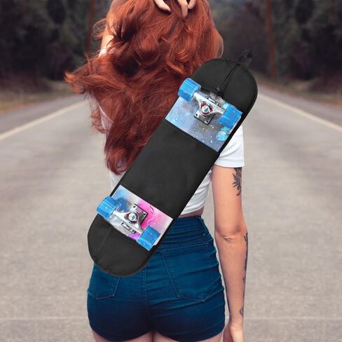 BESPORTBLE Skateboard Sling Bag Durable Shoulder Carrier Lightweight Portable Skateboard Storage for Longboard Professional Design with Strap for Users in Saudi Arabia