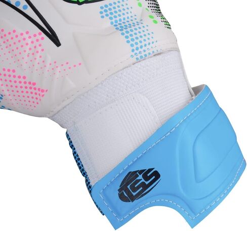 Soccer Goalie Goalkeeper Gloves for Adult &Youth high Performance Soccer Gloves with Pro-Teck Finger Spine Protection Premium Latex Strong Grip for Toughest Saves (Multi) in Saudi Arabia