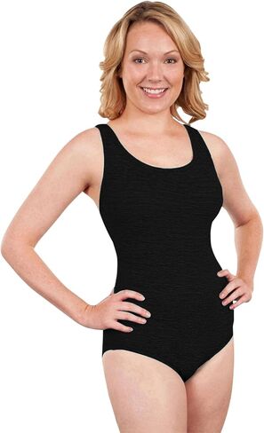 CHLORINE RESISTANT KRINKLE TEXTURED SOLID EMPIRE MIO PLUS SIZE ONE PIECE in Kuwait
