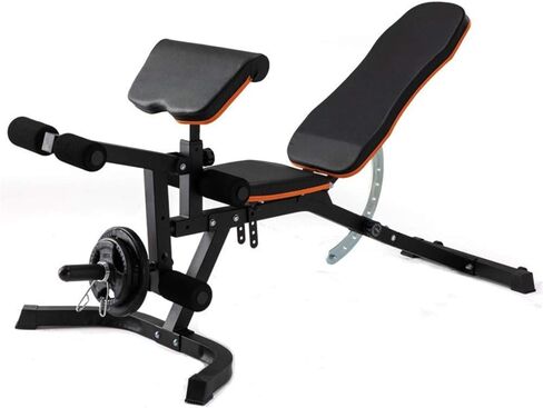 Weight Bench Heavy Duty Dumbbell Bench Multifunctional Sit-ups Bench Home Fitness Equipment for Full Body Workout in Saudi Arabia