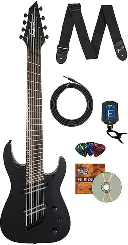Jackson X Series Signature Adrian Smith SDXM Electric Guitar Snow White Bundle with Instrument Cable, Strap, Tuner, Picks, and Austin Bazaar Instructional DVD in Saudi Arabia