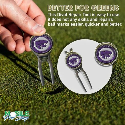 Divot Repair Tool Removable Magnetic Ball Marker-Best Divot Fixer in Saudi Arabia