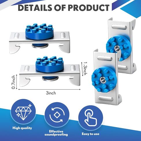 Zonon 100 Pack Soundproofing Sound Isolation Clips Resilient Channel Mounting Clip Reduces Noise from Noisy Neighbors for Apartment Recording Studio Sound Proofing for Walls and Ceilings (Black) in Saudi Arabia