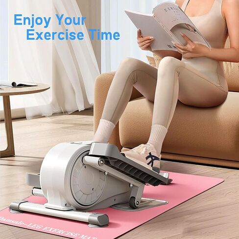 Non-Slip Workout Mat for Under Desk Ellipticals, Exercise Mat for Ellipse Leg Exerciser Machine & Under Desk Bike Pedal Exerciser, Apply to Foot Leg Pedal Exerciser Fitness 6mmThick in Saudi Arabia