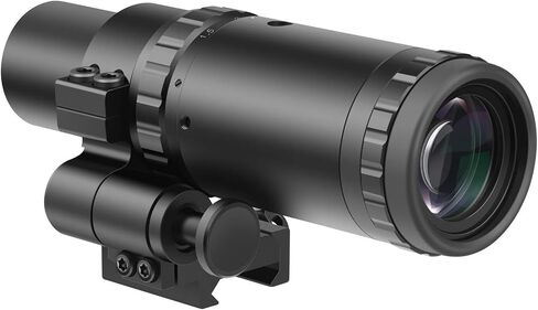 Feyachi M37 1.5X - 5X مكبر بصري لضبط التركيز بنقطة حمراء مع حامل قابل للطي إلى الجانب، أسود in Saudi Arabia
