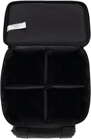 Rockville RLBF4 Light Bag for 4 DJ Par or Uplights | Includes Removable Dividers and Padded Interior for Secure Transport in Saudi Arabia