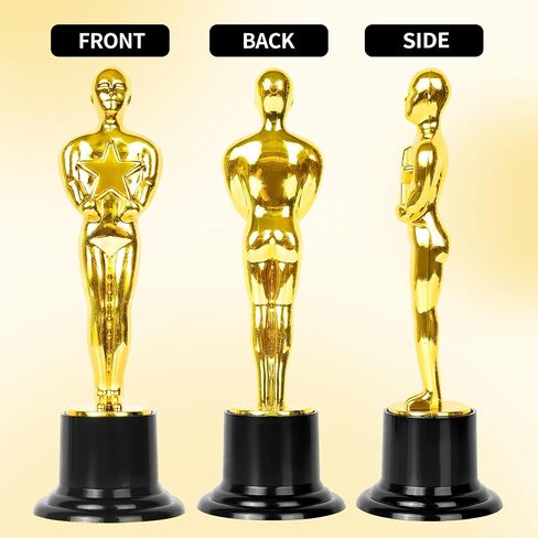 Gold Star Award Trophies 12 Pack 6 Inch Plastic Golden Statue Award for Party Decorations, Party Prize, Game Prize, Party Favors, School Award and Appreciation Gifts in Saudi Arabia