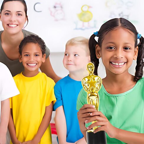 Gold Star Award Trophies 12 Pack 6 Inch Plastic Golden Statue Award for Party Decorations, Party Prize, Game Prize, Party Favors, School Award and Appreciation Gifts in Saudi Arabia