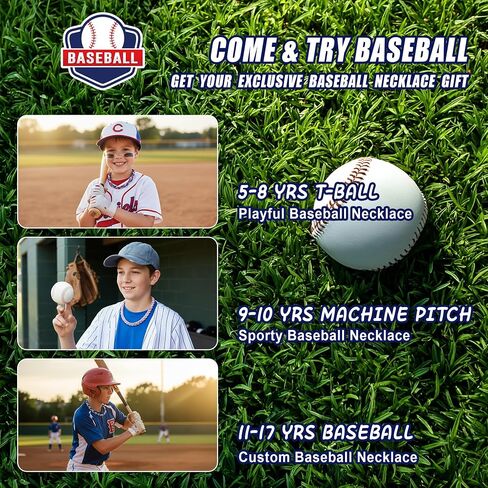 15-Pack Baseball Necklaces for Boys, 18 Inch Braided Baseball Necklace with Ideal Team Gifts & Baseball Party Favors, Multi-Color Sport Rope Necklace in Saudi Arabia
