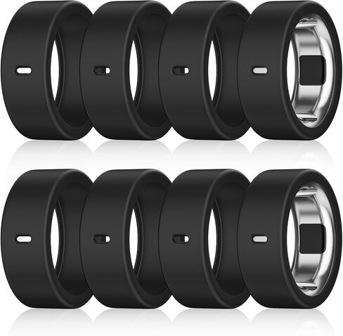 8 Pack Cover Compatible with Oura Ring Gen 4/Oura Ring Gen 3 Horizon/Heritage,Charging Derectly,Matte Texture Wear-Resistant Anti-Scratch TPU Protector for Oura Rings Women Men（A,Size 8 in Saudi Arabia