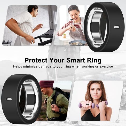 8 Pack Cover Compatible with Oura Ring Gen 4/Oura Ring Gen 3 Horizon/Heritage,Charging Derectly,Matte Texture Wear-Resistant Anti-Scratch TPU Protector for Oura Rings Women Men（A,Size 8 in Saudi Arabia