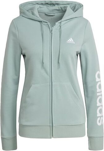 adidas womens Essentials Logo Full-zip Hoodie in Kuwait