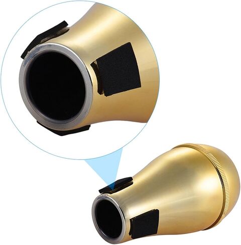 LiebeWH Trombone Mute ABS Practice Mute Quiet for Alto Tenor Ideal Assistant for Trombone Lovers (Black) in Saudi Arabia