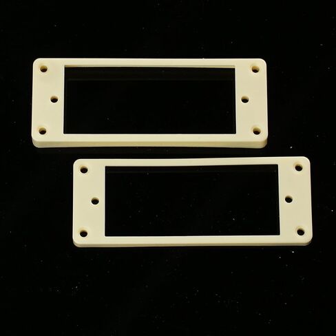 Mini Humbucker Pickup Mounting Rings for bridge and neck pckups,Curved Bottom Cream (Set of 2) in Saudi Arabia
