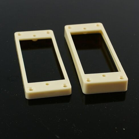 Mini Humbucker Pickup Mounting Rings for bridge and neck pckups,Curved Bottom Cream (Set of 2) in Saudi Arabia