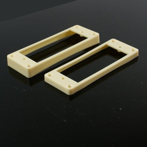 Mini Humbucker Pickup Mounting Rings for bridge and neck pckups,Curved Bottom Cream (Set of 2) in Saudi Arabia