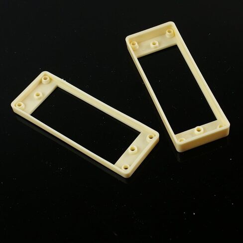 Mini Humbucker Pickup Mounting Rings for bridge and neck pckups,Curved Bottom Cream (Set of 2) in Saudi Arabia