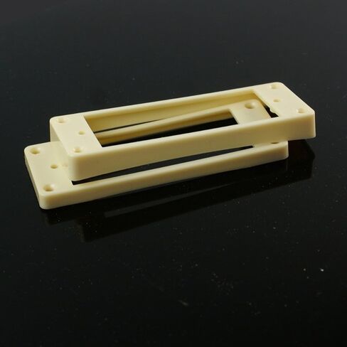 Mini Humbucker Pickup Mounting Rings for bridge and neck pckups,Curved Bottom Cream (Set of 2) in Saudi Arabia