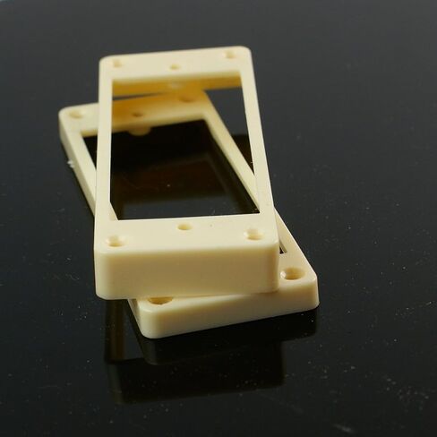Mini Humbucker Pickup Mounting Rings for bridge and neck pckups,Curved Bottom Cream (Set of 2) in Saudi Arabia