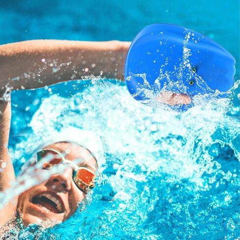 Swimming Paddles | PVC Aquatic Training Paddles,Swimming Pool Equipment with Ergonomic Design for Youth and Adult Beginners in Saudi Arabia