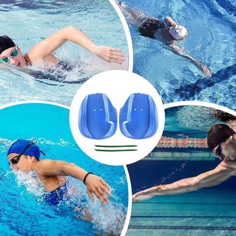 Swimming Paddles | PVC Aquatic Training Paddles,Swimming Pool Equipment with Ergonomic Design for Youth and Adult Beginners in Saudi Arabia