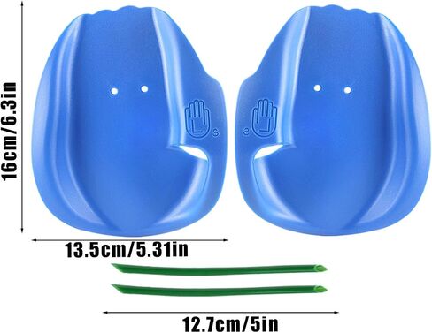 Swimming Paddles | PVC Aquatic Training Paddles,Swimming Pool Equipment with Ergonomic Design for Youth and Adult Beginners in Saudi Arabia