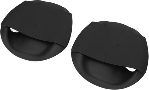 Dioche Ergonomic Swim Training Paddle with Silicone Straps for Increased Propulsion and Safe Swimming - Large Black PP Hand Paddle for Freestyle and All Strokes in Saudi Arabia