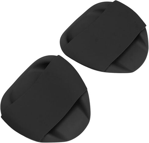 Dioche Ergonomic Swim Training Paddle with Silicone Straps for Increased Propulsion and Safe Swimming - Large Black PP Hand Paddle for Freestyle and All Strokes in Saudi Arabia
