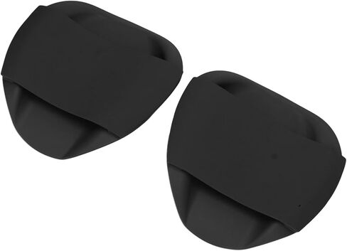 Dioche Ergonomic Swim Training Paddle with Silicone Straps for Increased Propulsion and Safe Swimming - Large Black PP Hand Paddle for Freestyle and All Strokes in Saudi Arabia