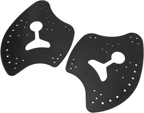 1 Pair Hand Paddles for Swim PP Silicone Adjustable Hand Fin Flipper Flat Paddle Swimming Training Aid for Men Women Children in Saudi Arabia