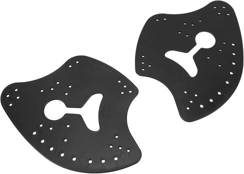 1 Pair Hand Paddles for Swim PP Silicone Adjustable Hand Fin Flipper Flat Paddle Swimming Training Aid for Men Women Children in Saudi Arabia