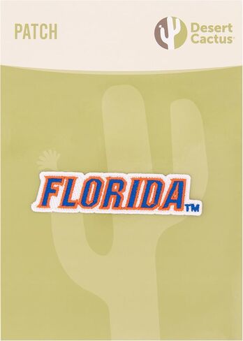Desert Cactus University of Florida Patch - الحديد المطرز على/خياطة على التزيين للهروب والسترات والظهر على الظهر والحقائب والقبعات والمعدات التكتيكية - فلوريدا غتورس (التصحيح - التصميم F) in Saudi Arabia