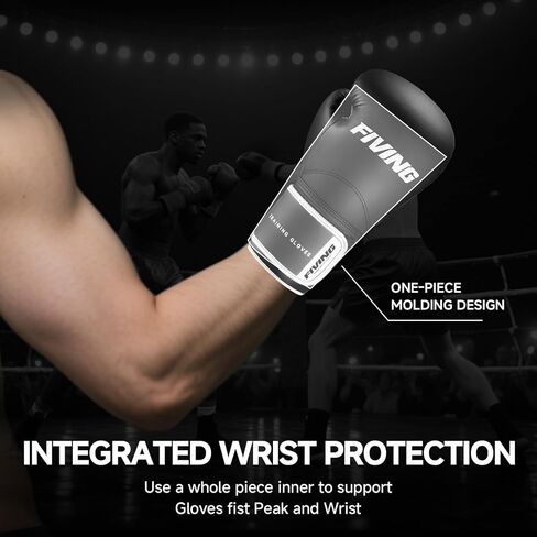 قفازات الملاكمة للرجال والنساء مع لفافات يدوية، قفازات تدريب احترافية الملاكمة التايلاندية، قفازات ثقيلة للكبار للملاكمة والكيك بوكسينغ والفنون القتالية المختلطة MMA in Kuwait