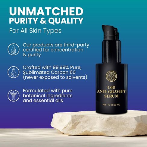 C60 Power Youth Renewal Cream - كريم للعين للتجاعيد والانتفاخ ، العناية بالبشرة المضادة للشيخوخة للنساء والرجال ، مع 99.99 ٪ من C60 نقي ، الببتيدات النحاسية ، والمكونات عالية الجودة - 1 Fl Oz in Kuwait