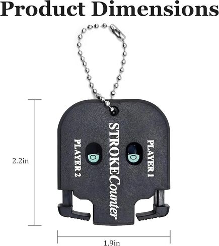 Golf Stroke Counter, Compact Manual Clicker Counter for Golf, Fitness, Events, Easy One-Hand Tally Counter, Durable Umpire Clicker in Saudi Arabia