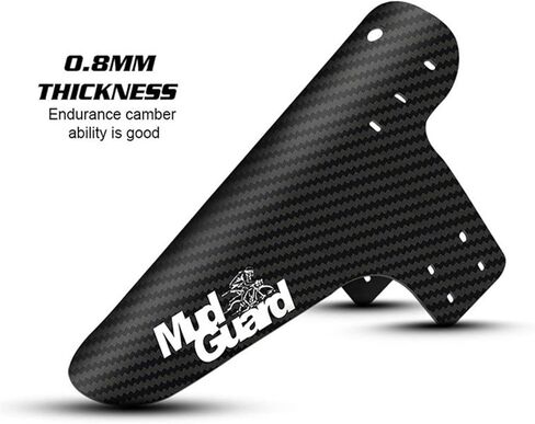 Fender Bike Fender Bike Mudguard من ألياف الكربون الأمامية/الخلفية MTB Mountain Bike Wings Mud Guard ملحقات ركوب الدراجات 8 ألوان (اللون: وردي) in Kuwait
