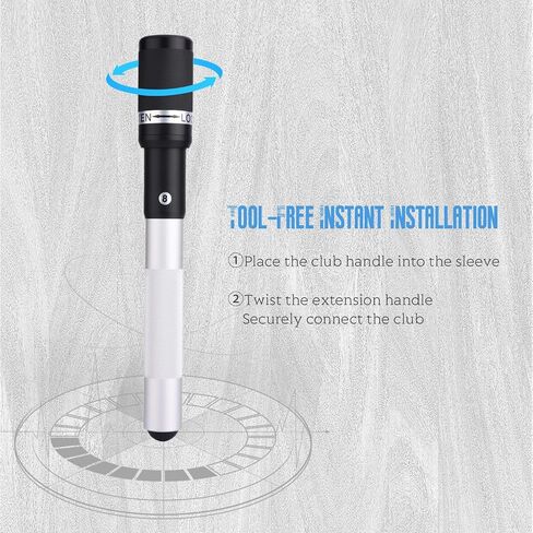 12.6 Inch Pool Cue Extension with Frosted Design, Aluminium Alloy Billiard Cue Sticks Extender Pool Cue Accessories for American Pool Cue/English Pool Cue/Chinese 8-Ball Cue in Kuwait