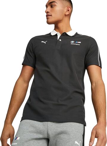 PUMA MENS MENSING BMW M Motorsport Polo ، Black SS25 ، X-Large in Kuwait