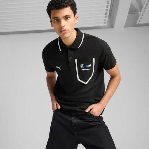 PUMA MENS MENSING BMW M Motorsport Polo ، Black SS25 ، X-Large in Saudi Arabia