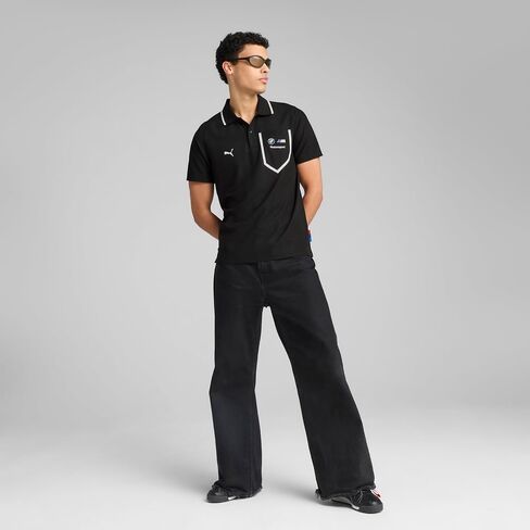PUMA MENS MENSING BMW M Motorsport Polo ، Black SS25 ، X-Large in Saudi Arabia