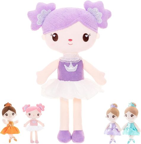 Dloveleya Dolls First Baby Girl Gifts Soft Studged Doll Yellow 15 "مع حقيبة هدايا in Kuwait