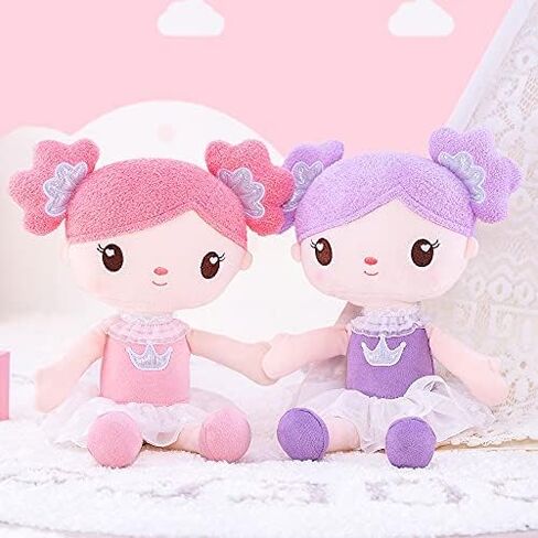 Dloveleya Dolls First Baby Girl Gifts Soft Studged Doll Yellow 15 "مع حقيبة هدايا in Kuwait