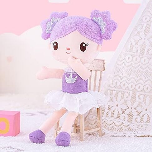 Dloveleya Dolls First Baby Girl Gifts Soft Studged Doll Yellow 15 "مع حقيبة هدايا in Kuwait