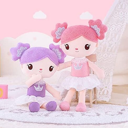 Dloveleya Dolls First Baby Girl Gifts Soft Studged Doll Yellow 15 "مع حقيبة هدايا in Kuwait