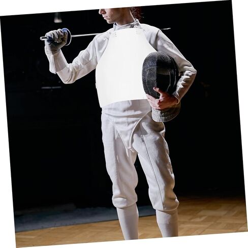 VANZACK Convenient Fencing Chest Protector Lightweight Dual-Layer Guard for Training and Competition Portable and Breathable Chest Accessory for Men Women and Boys and Girls Certified in Saudi Arabia