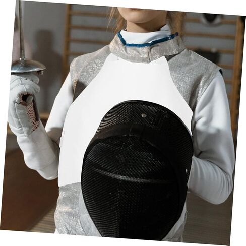VANZACK Convenient Fencing Chest Protector Lightweight Dual-Layer Guard for Training and Competition Portable and Breathable Chest Accessory for Men Women and Boys and Girls Certified in Saudi Arabia