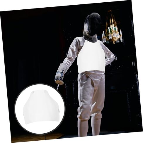 VANZACK Convenient Fencing Chest Protector Lightweight Dual-Layer Guard for Training and Competition Portable and Breathable Chest Accessory for Men Women and Boys and Girls Certified in Saudi Arabia