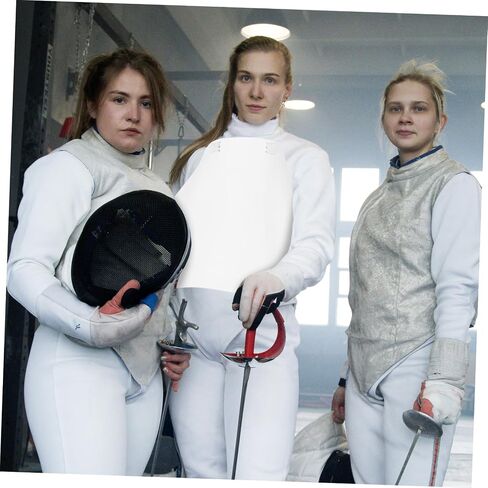 VANZACK Convenient Fencing Chest Protector Lightweight Dual-Layer Guard for Training and Competition Portable and Breathable Chest Accessory for Men Women and Boys and Girls Certified in Saudi Arabia