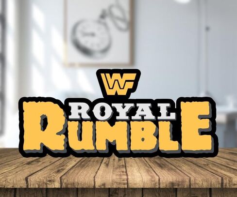 Royal Rumble Style LED Neon Wall Light Decor USB Powered Dimmable 3D Design Night Light for Man Cave Game Room Home Wrestling Fans and Collectors (36x17 inches) in Saudi Arabia